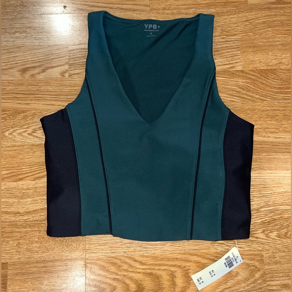 Abercrombie & Fitch YPB Your Personal Best sculptLUX Slim V-Neck Tank Top Medium